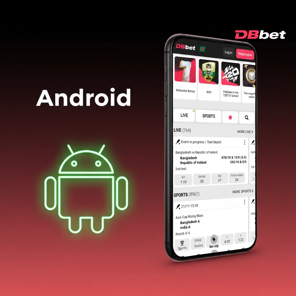 Android app details with Android 7+ support, low data use, and step-by-step APK installation guide.