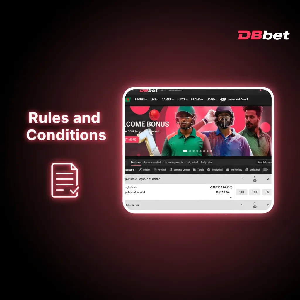 Bangladesh betting rules: 18+, one account, KYC before withdrawals, bonus wagering, suspicious activity may limit/close.