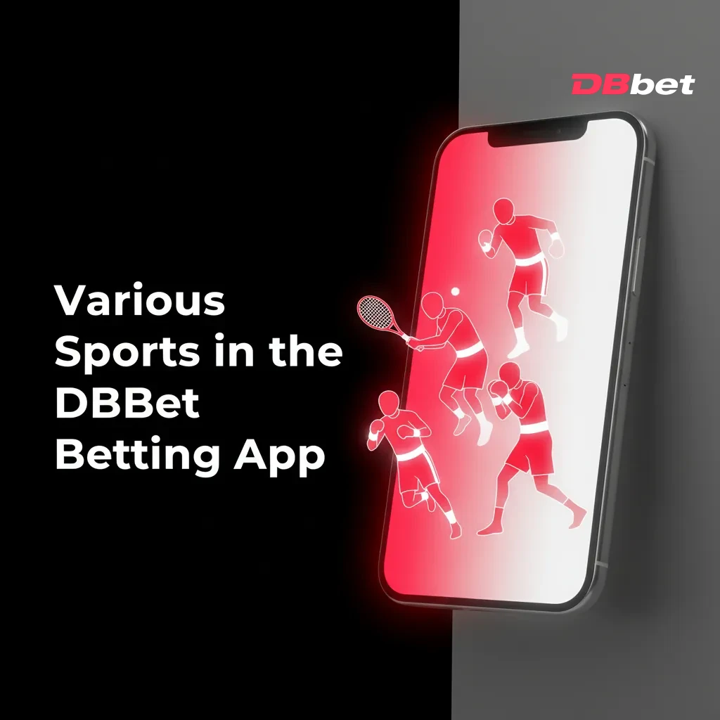 DBBet app with live and pre-match markets, stats and streams for cricket, football, kabaddi, tennis, basketball, and eSports.
