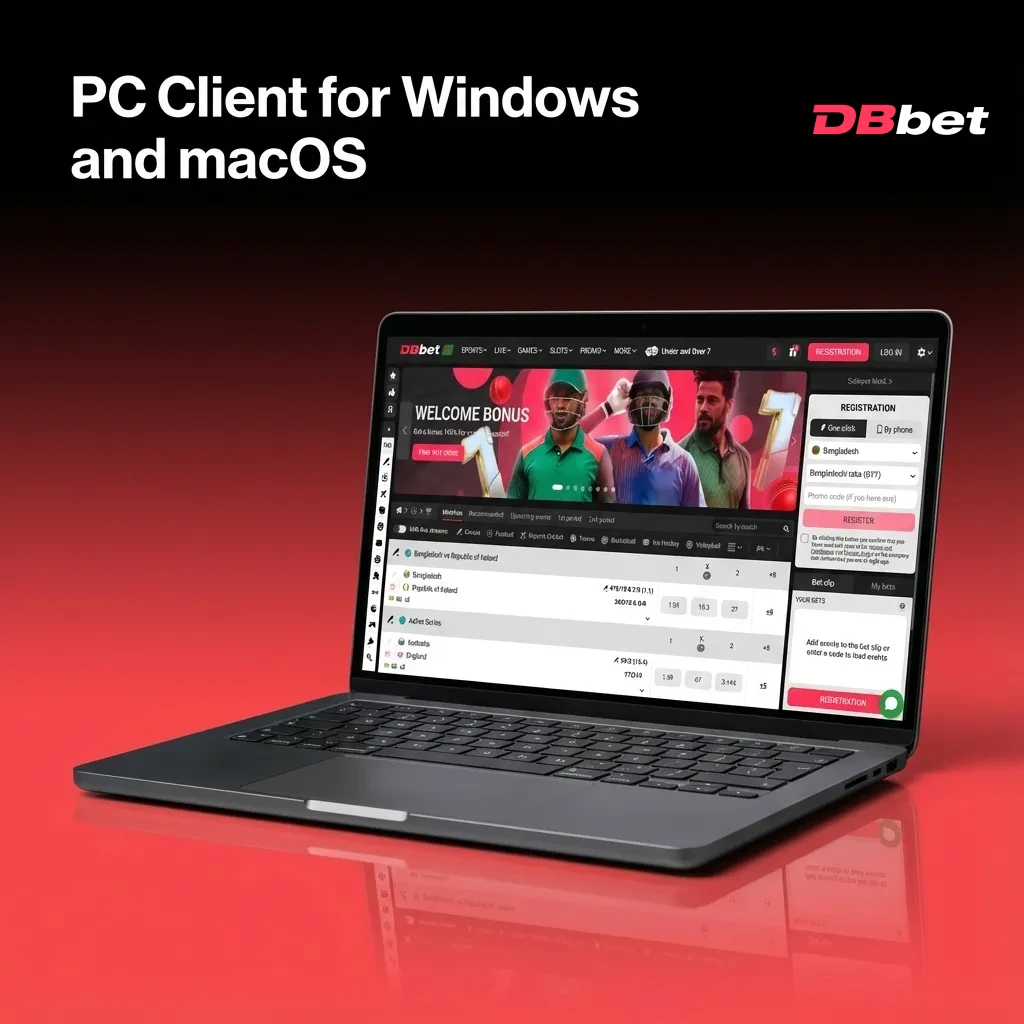 Laptop displaying betting platform website accessed through web browser on Windows or macOS desktop