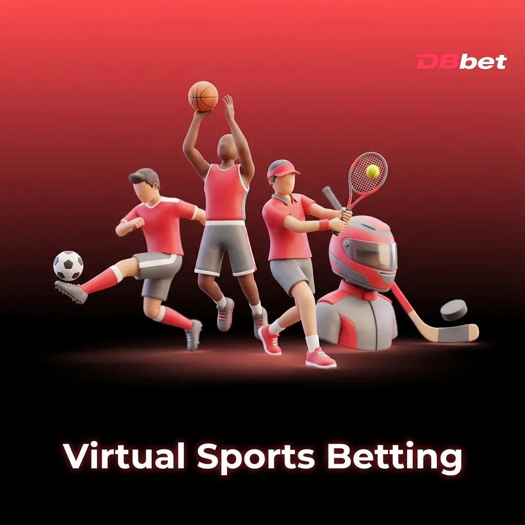 Virtual sports betting interface showing computer-generated football, horse racing, and tennis events with RNG results
